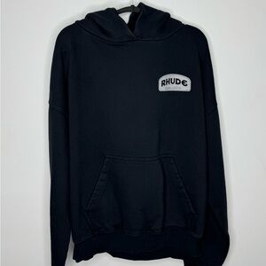 Rhude Supercross Hoodie Vintage Black Men’s XL